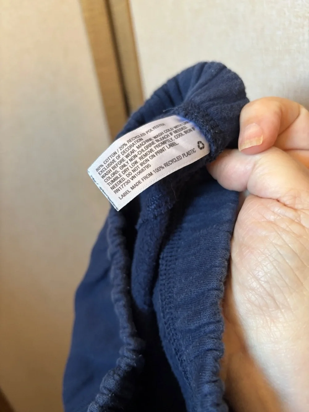 Cat & Jack Navy Blue Fleece-Lined Sweatpants 5T